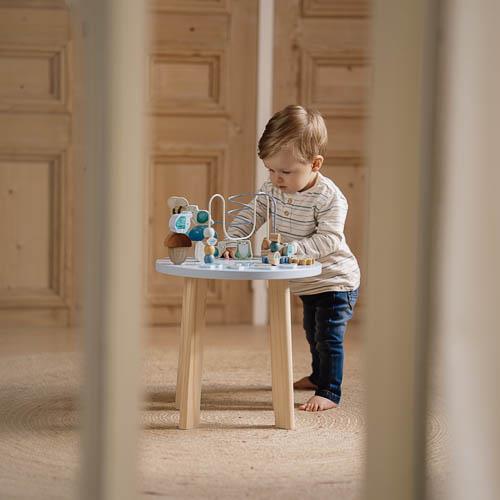 Little Dutch - Activity Table - Blue - Forest Friends