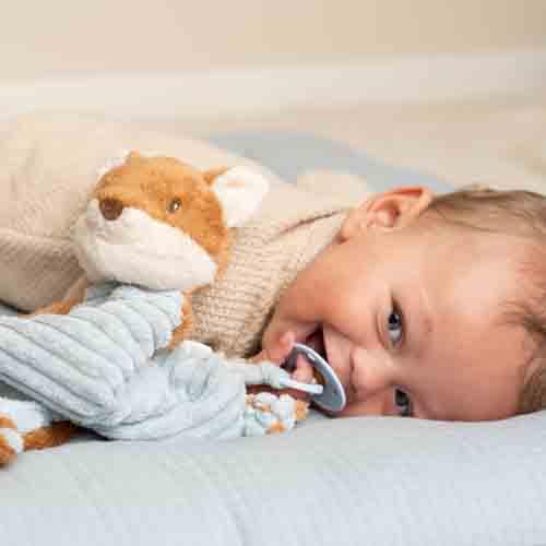 Little Dutch - Cuddle Cloth Fox - Forest Friends - Blue