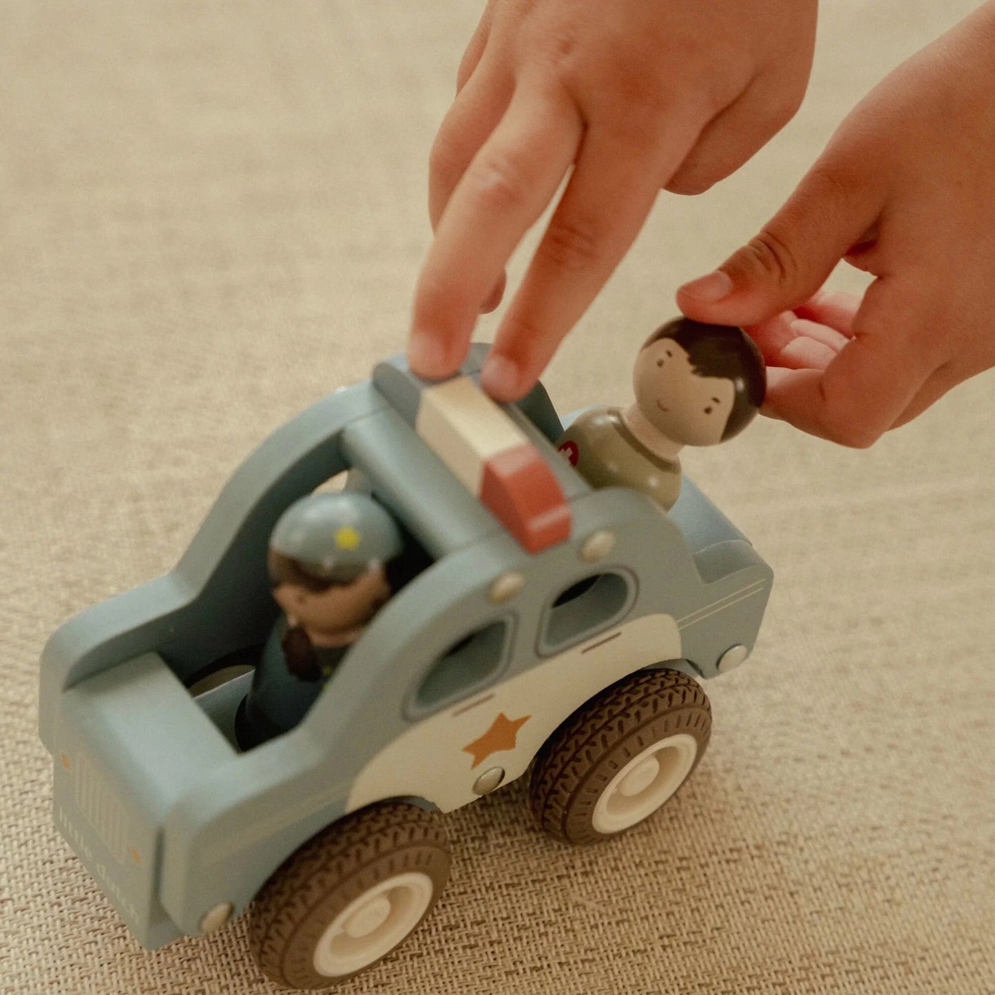 Little Dutch - Wooden Police Car