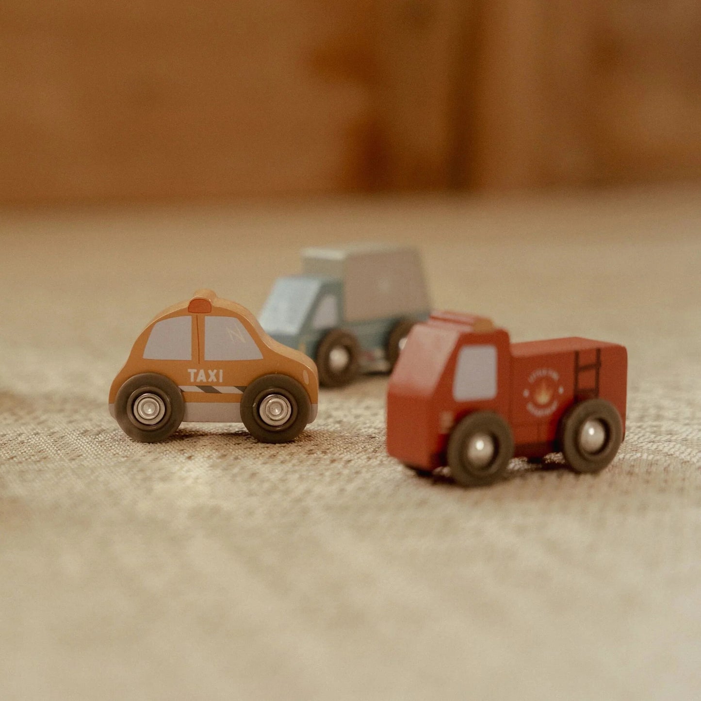 Little Dutch - Wooden Vehicle Set