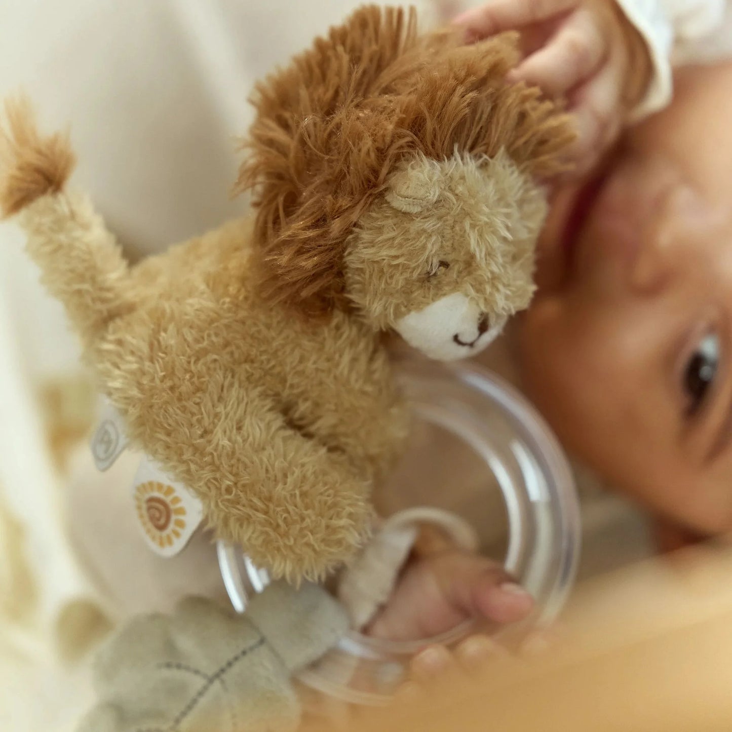Little Dutch - Ring Rattle Lion - Safari Friends