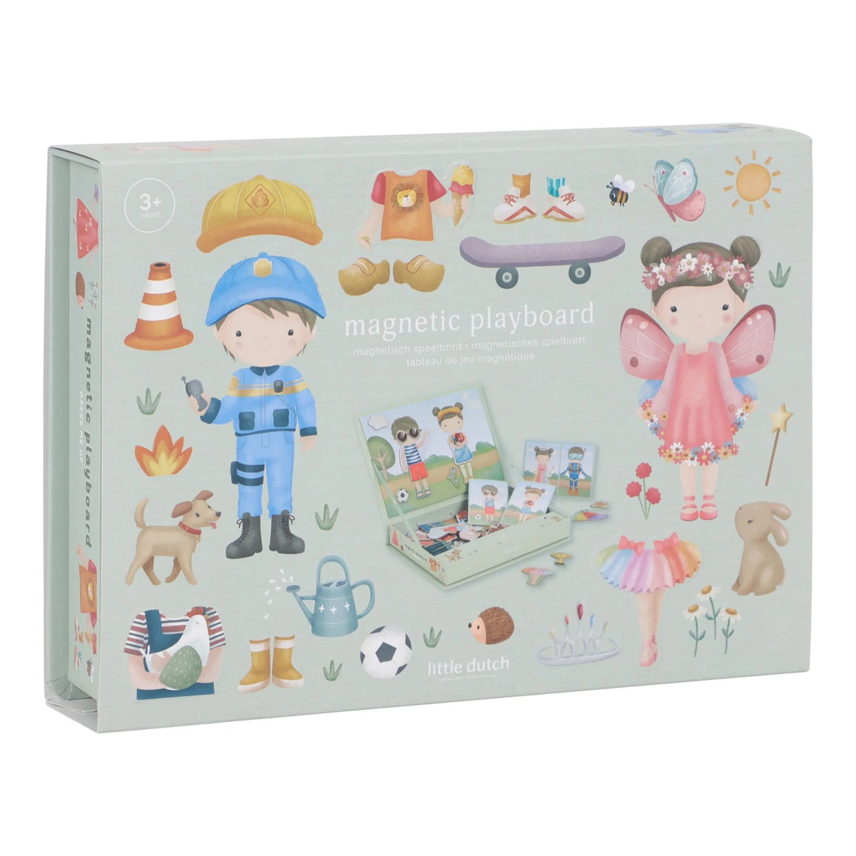 Little Dutch - Magnetic Playboard Dress-up Jim and Rosa