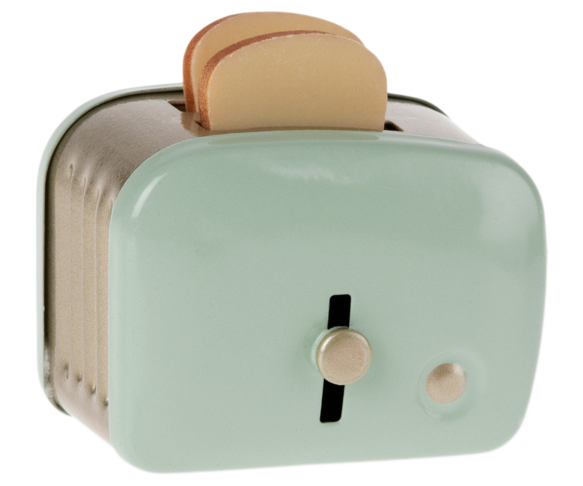 Maileg - Miniature Toaster with bread - Mint