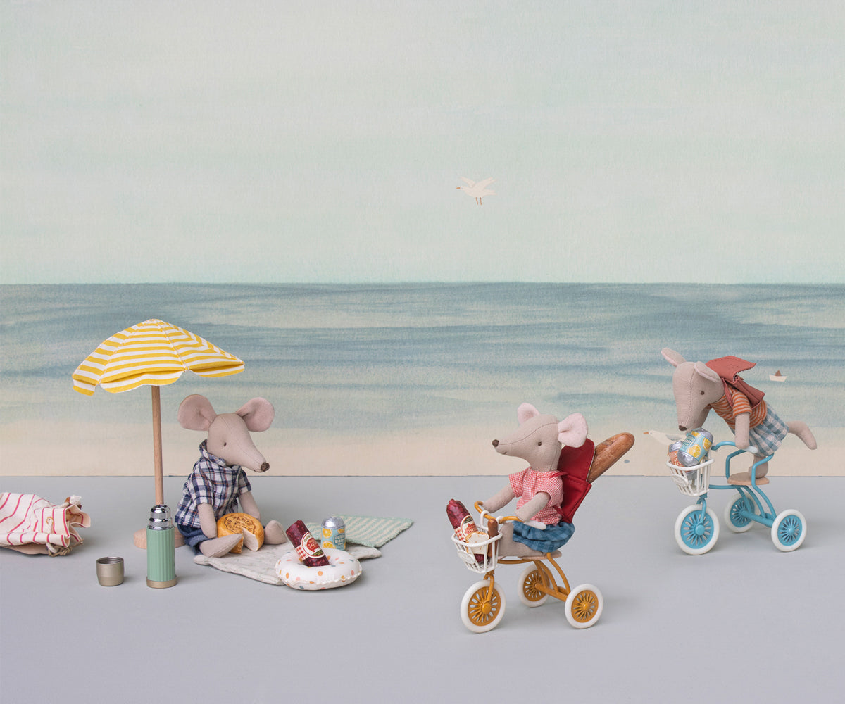 Maileg - Tricycle Basket, Mouse