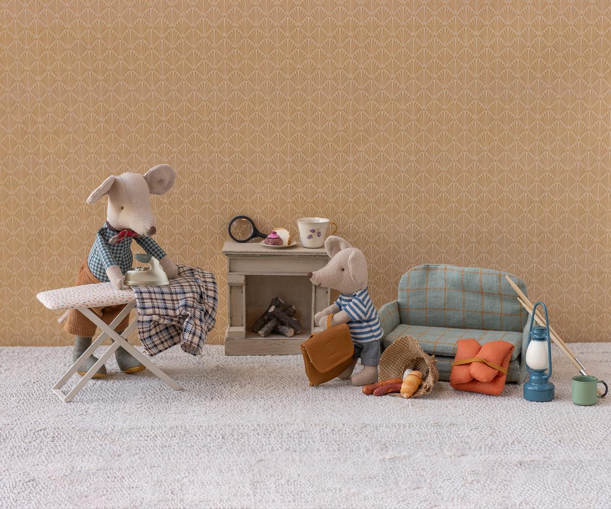 Maileg - Iron and ironing board - Mouse