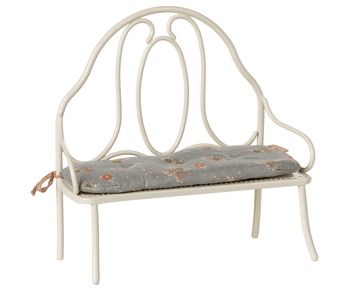 Maileg - Miniature Vintage Bench - Off white