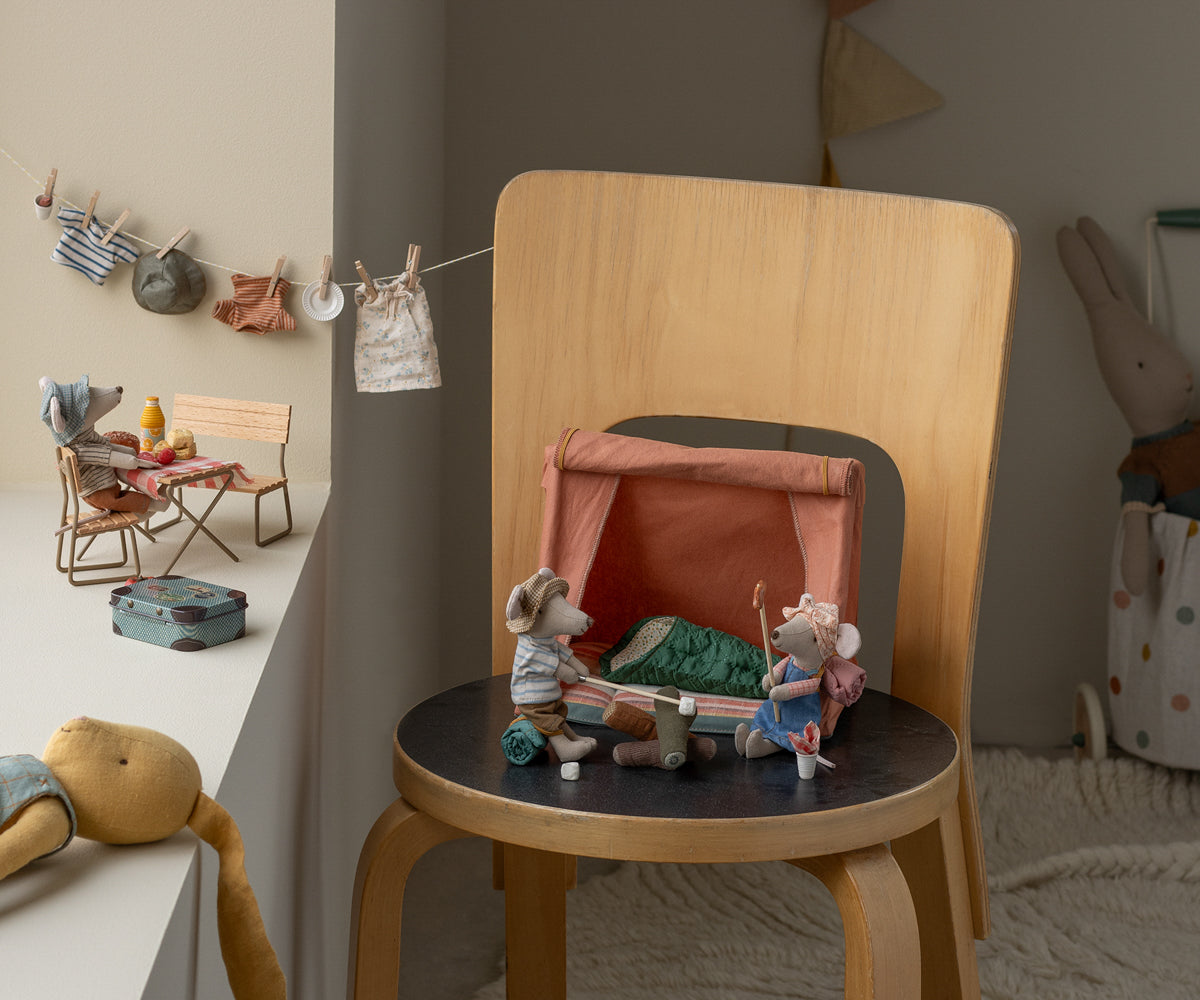 Maileg - Happy Camper Tent, Mouse