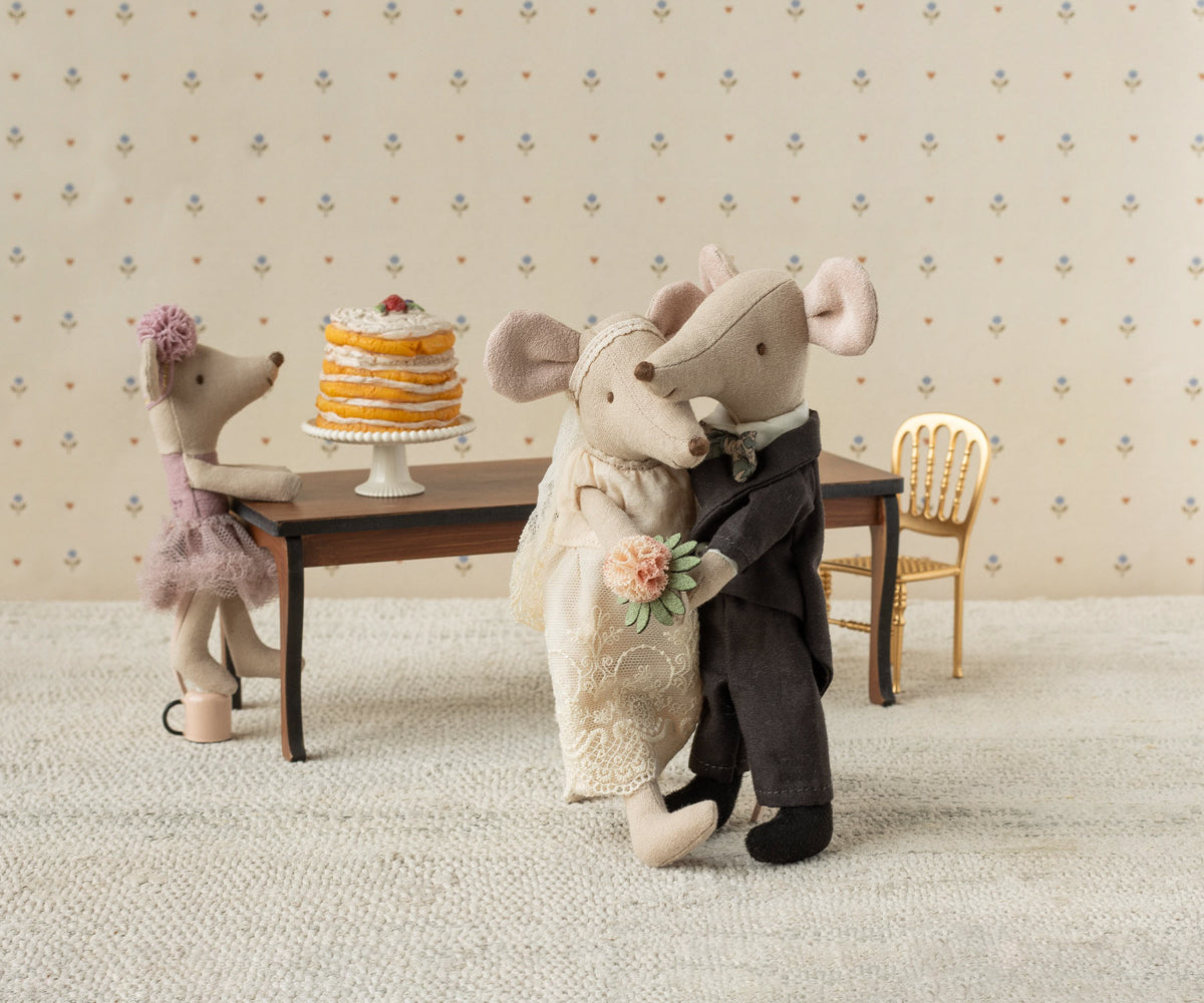 Maileg - Long Dining Table, Mouse