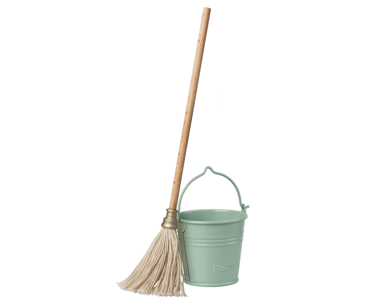 Maileg - Bucket & Mop Miniature