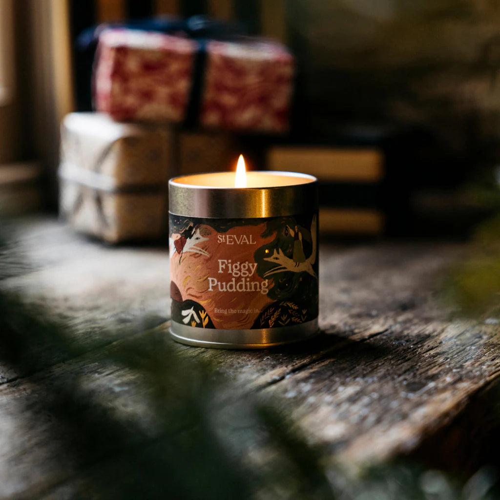 St Eval - Figgy Pudding Christmas Candle Tin