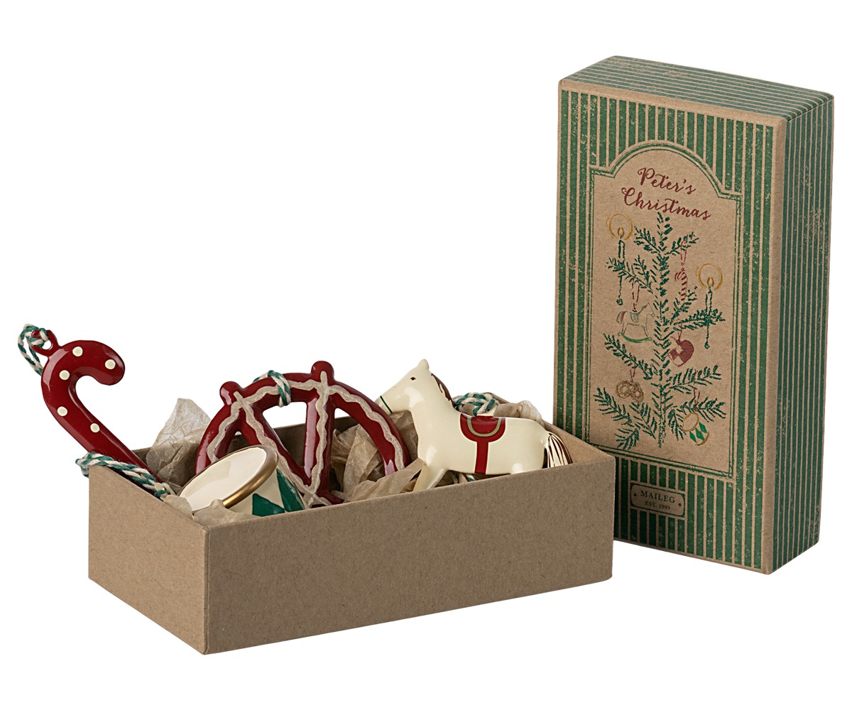 Maileg - Metal Ornament Set - Peters Christmas