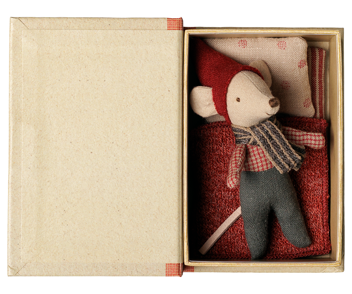 Maileg - Christmas Mouse - Baby In Book