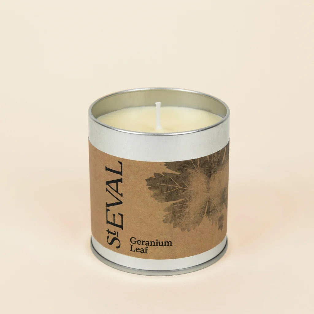 St Eval - Geranium Leaf Scented Tin Candle
