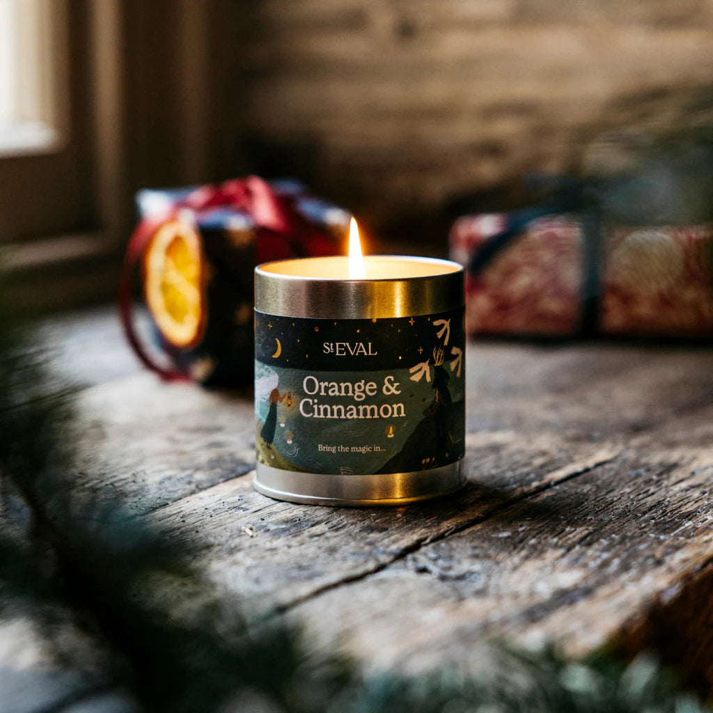 St Eval - Orange & Cinnamon Christmas Candle Tin