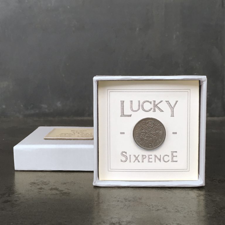 East of India - Boxed Lucky Sixpence - Even The Smallest Wish Can Come True