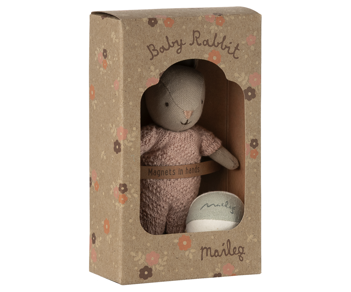 Maileg - Rabbit Set Micro - Sand-Rose