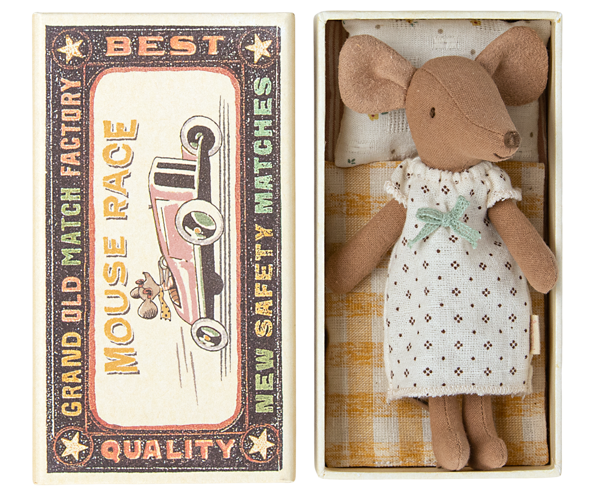 Maileg - Big sister, Mouse in Matchbox