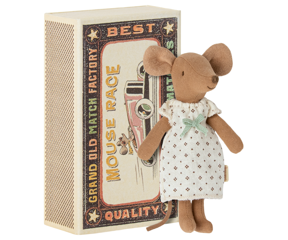 Maileg - Big sister, Mouse in Matchbox