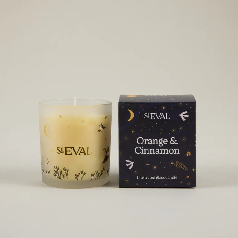 St Eval - Christmas Orange & Cinnamon Wonderland Glass Candle