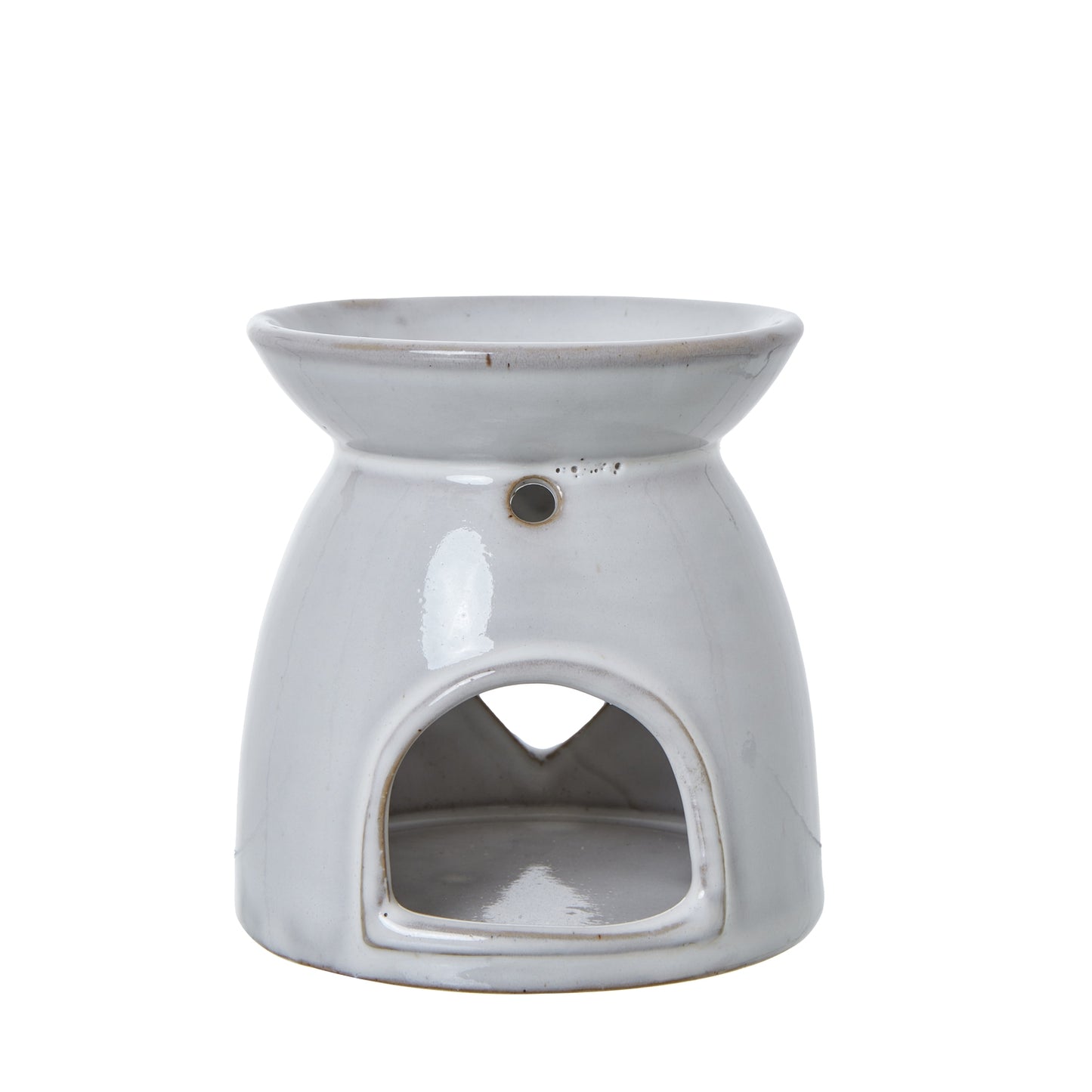 White Ceramic Heart Wax Melt Holder