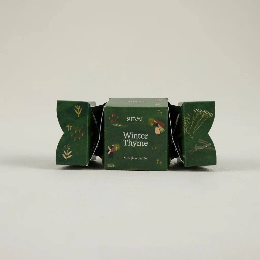 St Eval - Winter Thyme Christmas Cracker Votive