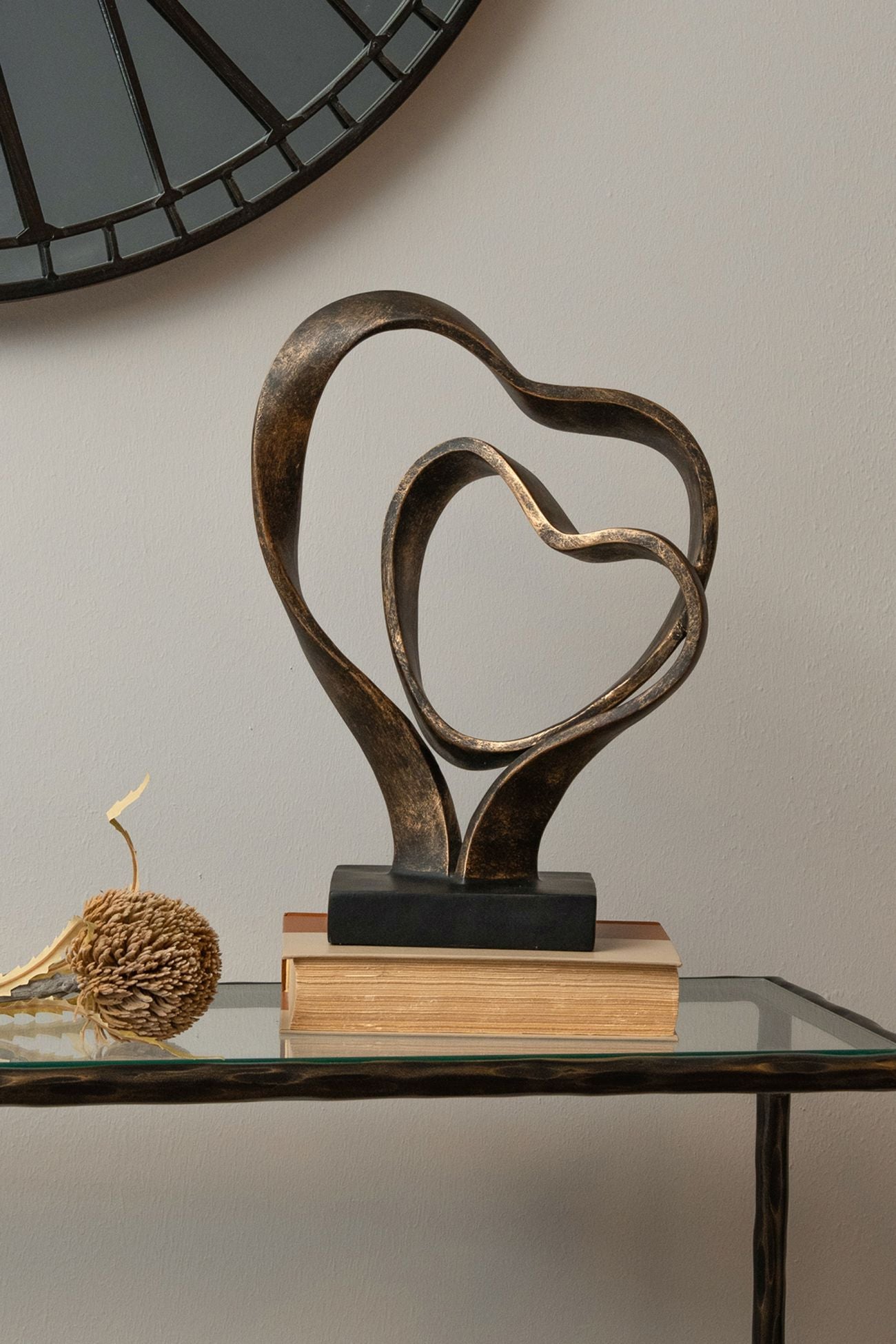 Double Heart Sculpture