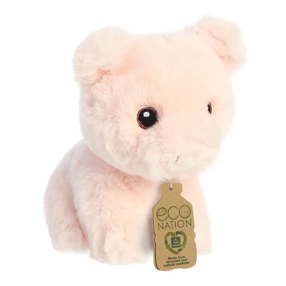 Aurora - Eco Nation Mini Pig - Recycled Soft Toy