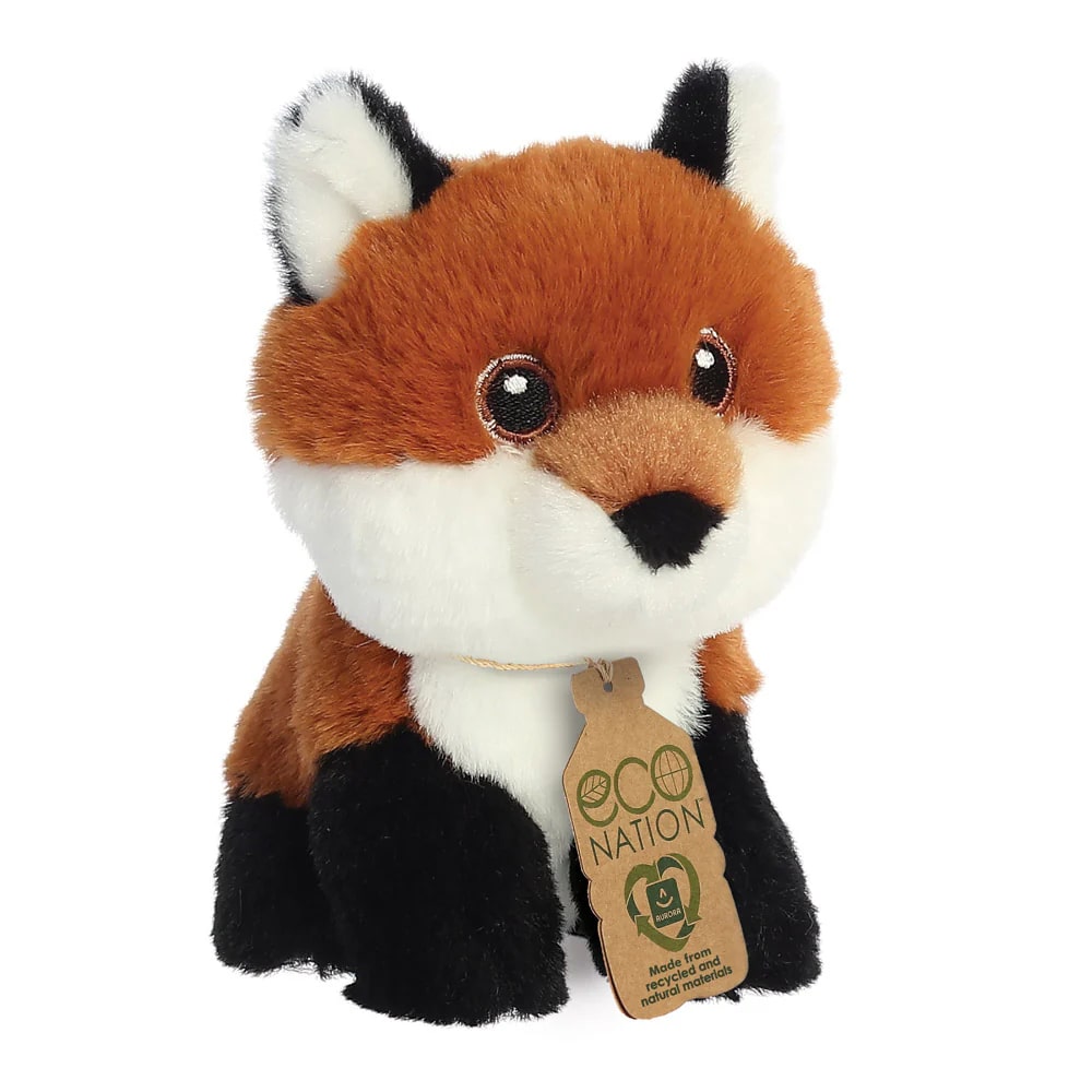 Aurora - Eco Nation Mini Fox - Recycled Soft Toy