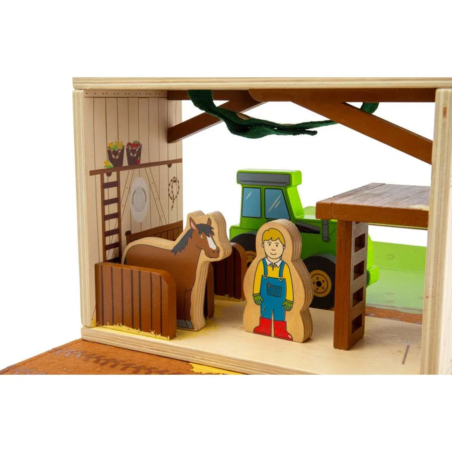 Bigjigs Toys - Farm On The Go