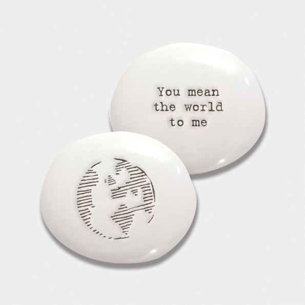 East of India - Porcelain Pebble 'You Mean The World To Me'