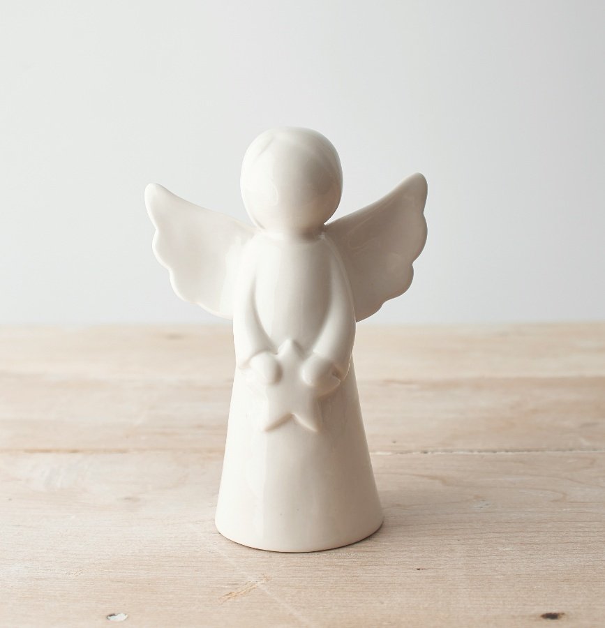 Simple White Angel - 15 cm