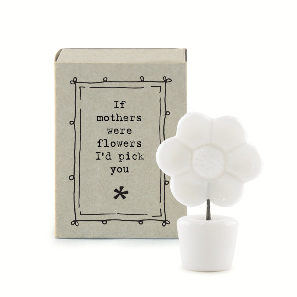 East of India - Matchbox Poircelain Flower - If Mothers Were Flowers