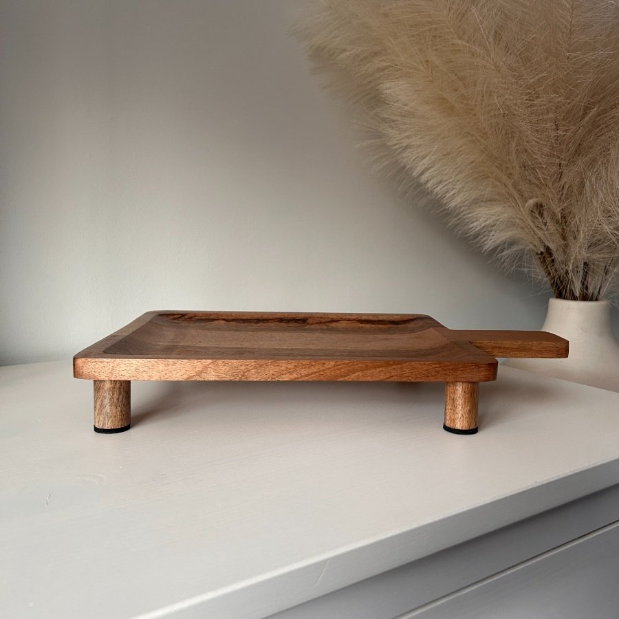 Natural Wooden Board With Feet