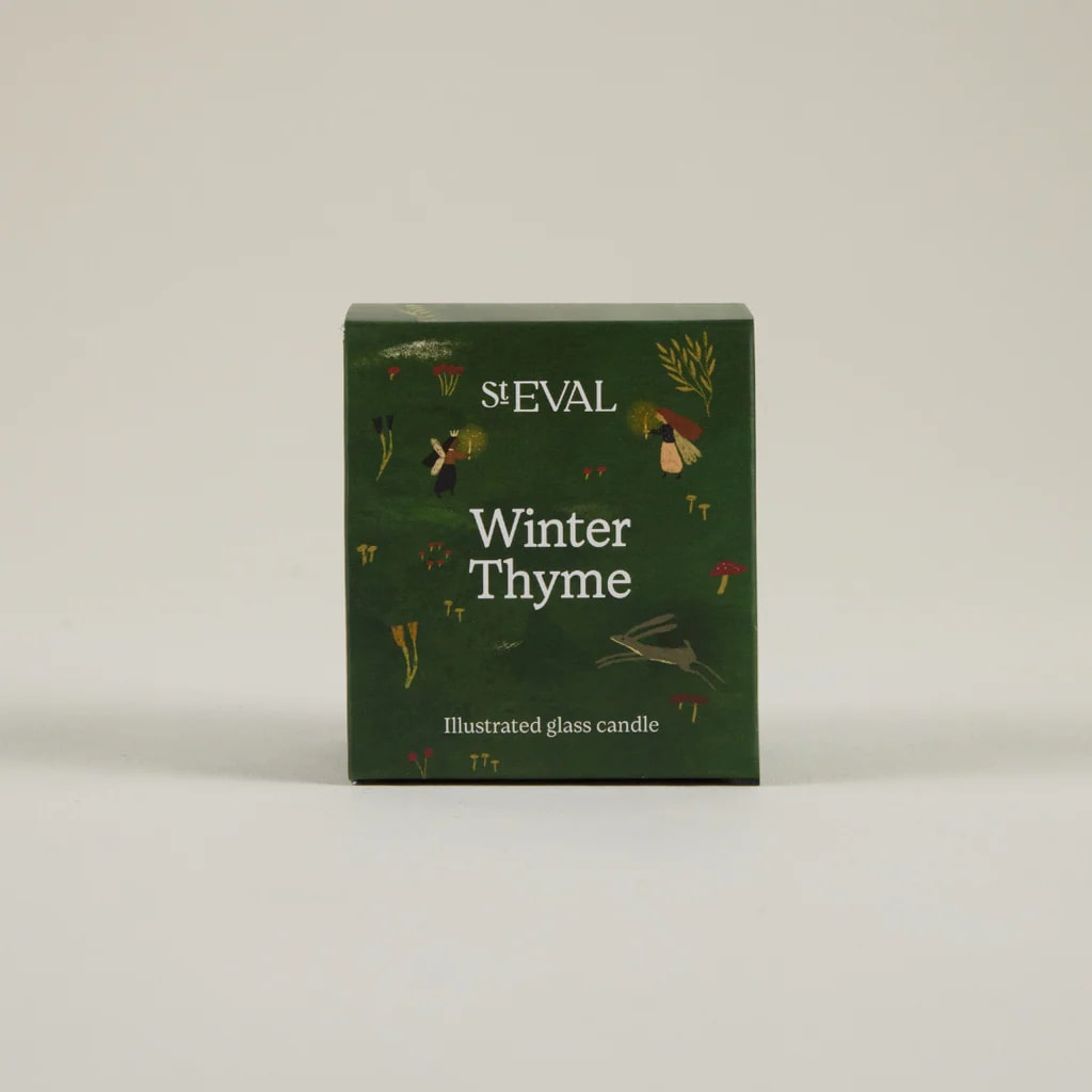 St Eval - Christmas Winter Thyme Wonderland Glass Candle