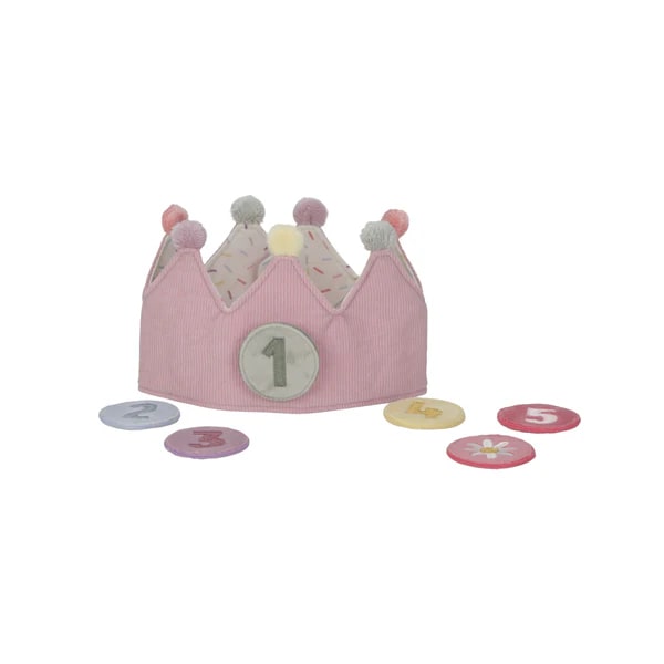 Little Dutch - Birthday Crown With Numbers Pink