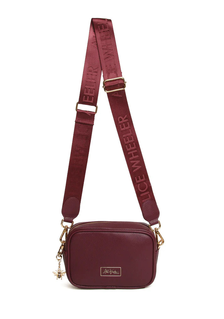 Alice Wheeler - Berry Mini Soho Cross Body Bag