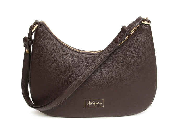Alice Wheeler - Chocolate Ascot Cross Body Bag
