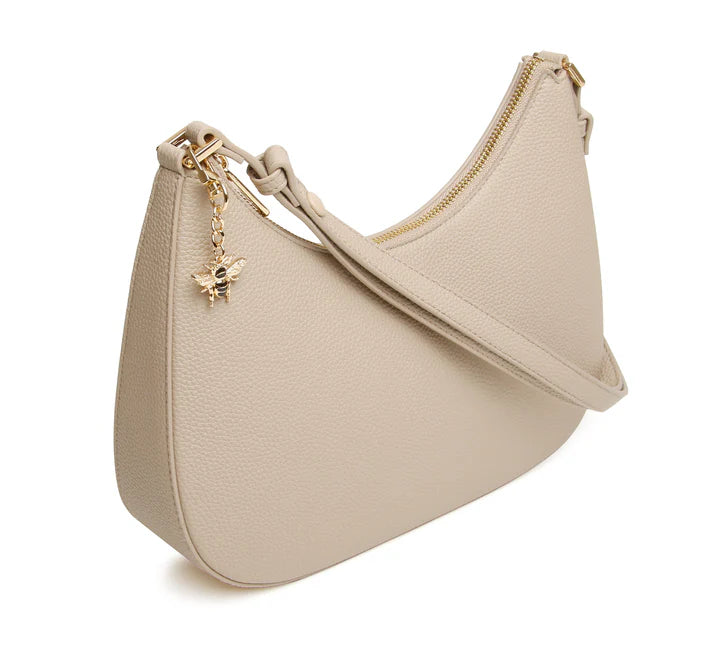 Alice Wheeler - Stone Ascot Cross Body Bag