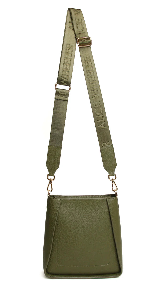 Alice Wheeler - Olive Kensington Crossbody Bag