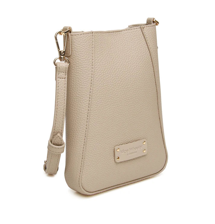 Alice Wheeler - Stone Kensington Phone Cross Body Bag