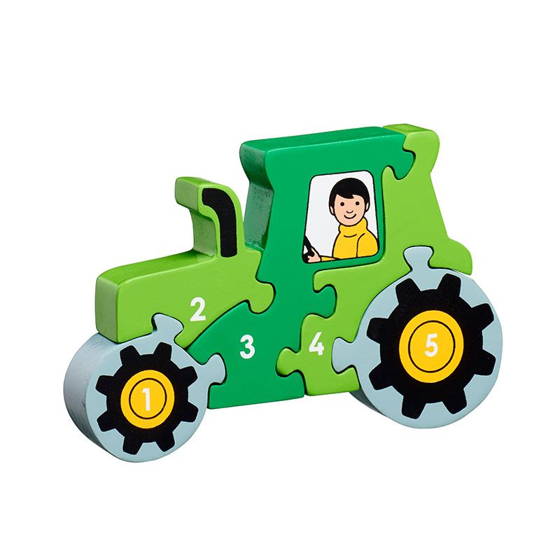 Lanka Kade - Wooden Tractor 1-5 Jigsaw Puzzle