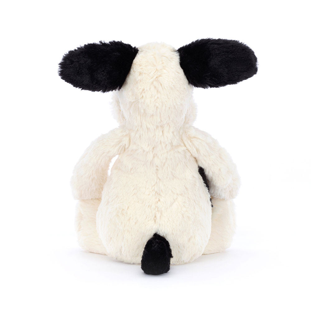 Jellycat - Bashful Black & Cream Puppy Original - MAXIMUM ONE PER CUSTOMER