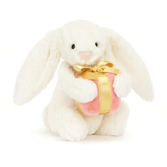 Jellycat - Bashful Bunny With Present