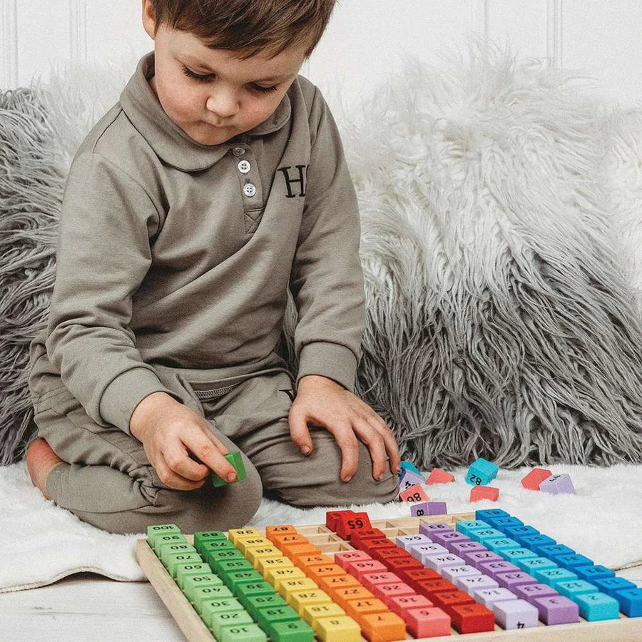 Bigjigs Toys - Wooden Times Table Tray