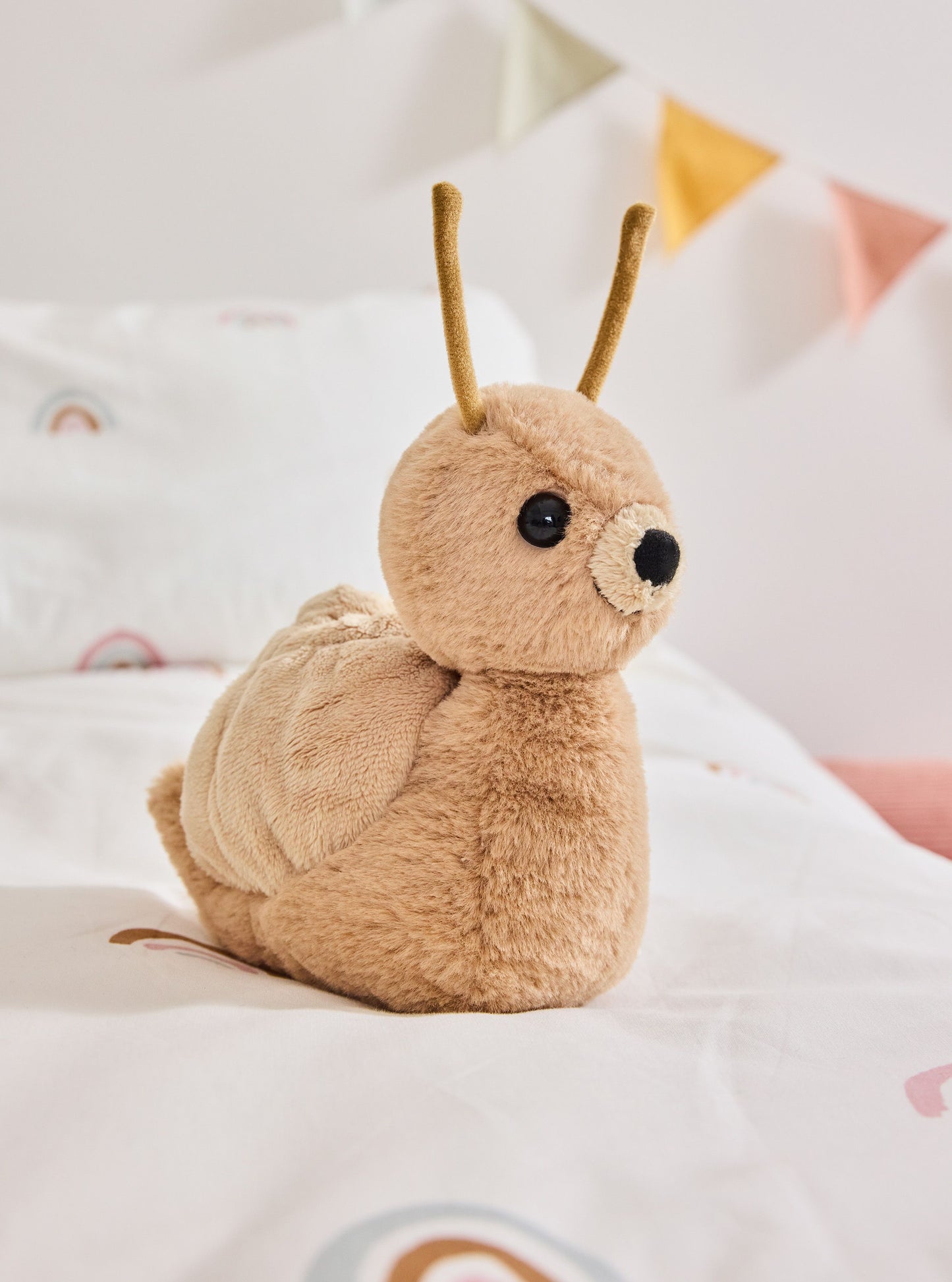 Charlie Bears - Bear & Me Saffy Snail Oatmeal Brown