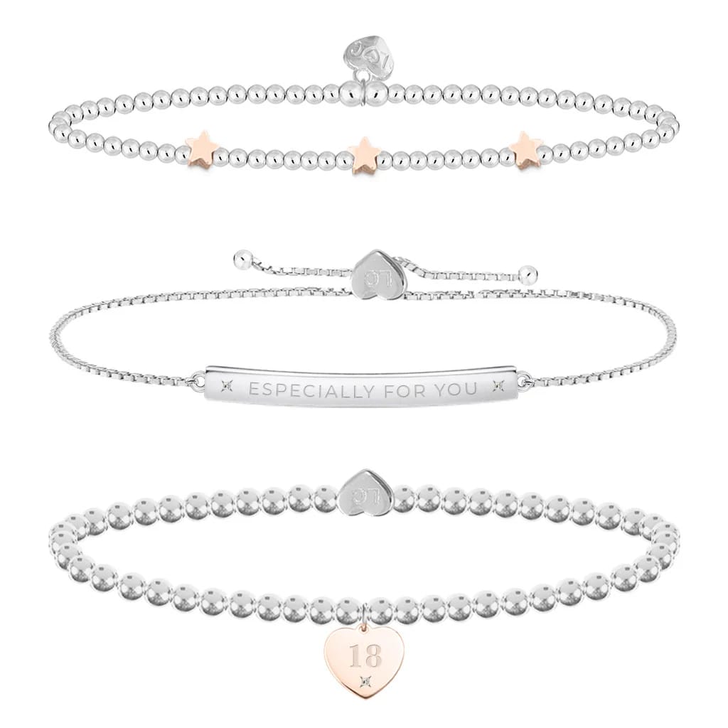 Life Charms - Happy 18th Birthday Bracelets In An Occasion Gift Box