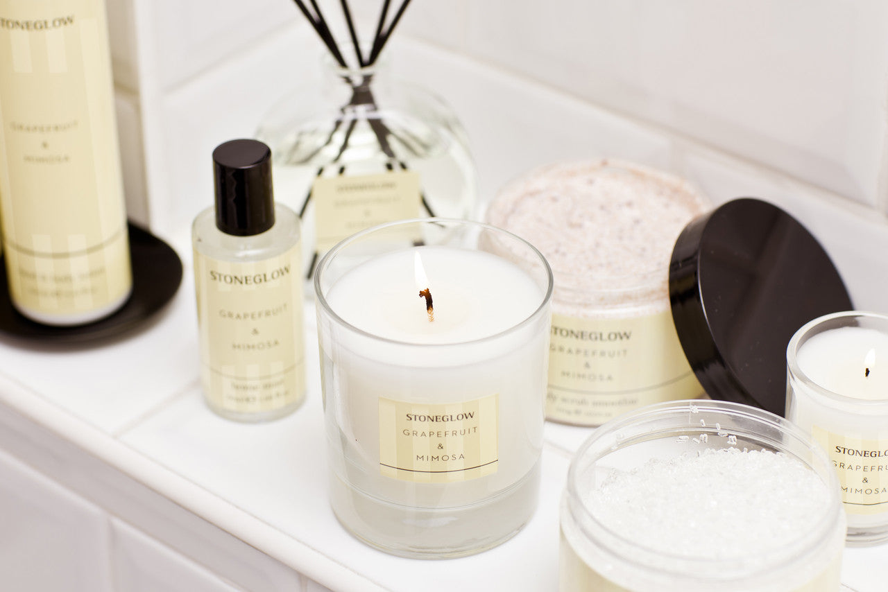 Stoneglow - Modern Classics - Grapefruit & Mimosa Scented Candle