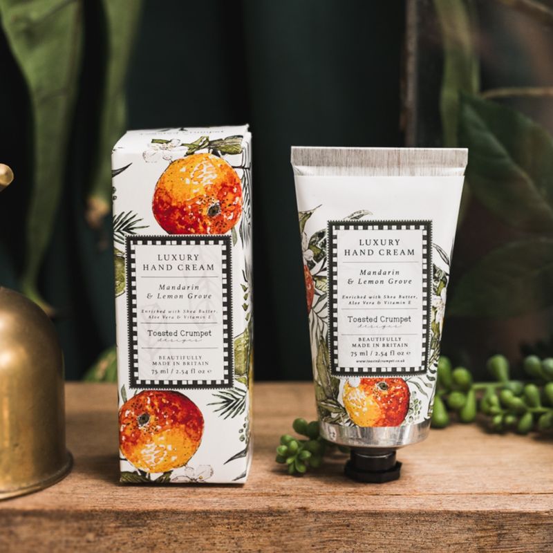 Toasted Crumpet - Mandarin & Lemon Grove Luxury Hand Cream
