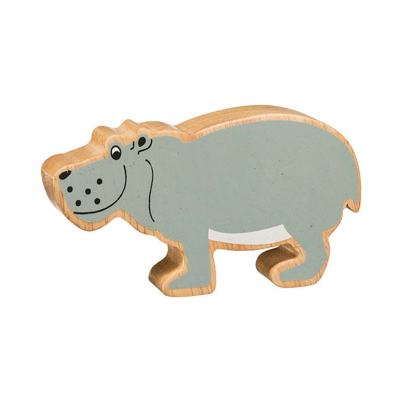 Lanka Kade - Wooden Grey Hippo