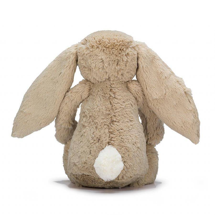 Jellycat Bashful Beige Bunny Small Back View